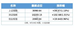 创业板指涨0.96%Sunday,May26,2024